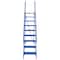 Vestil 120 H Steel Maintenance Ladder, 9 Steps LAD-MM-9-P - alternate 2